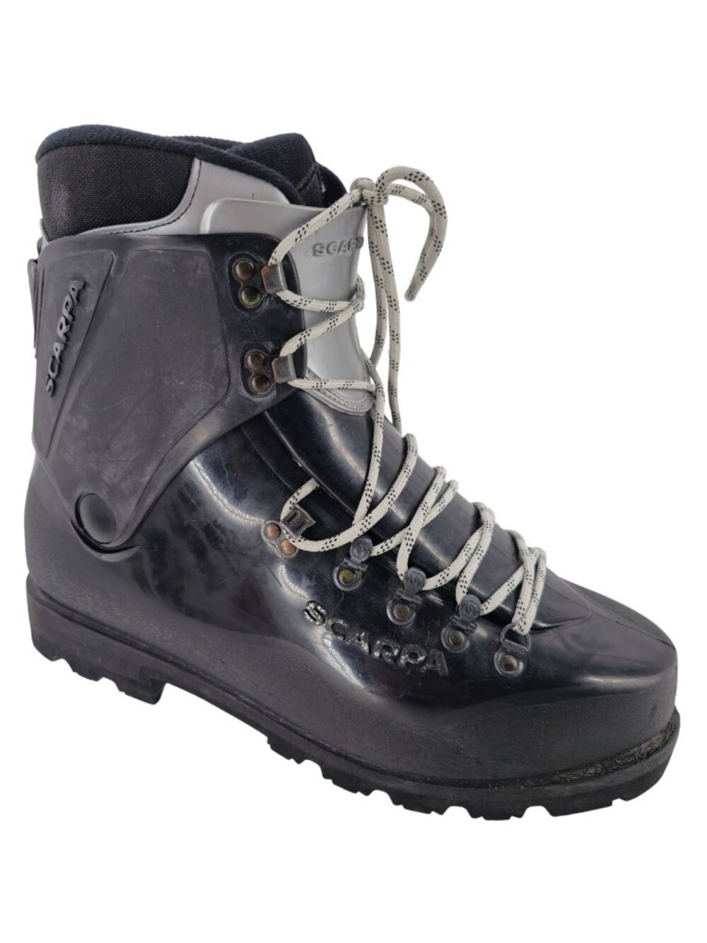 Scarpa Inverno Mountaineering Boots Mens 13 Black Rugged Outdoor Ice Climbing